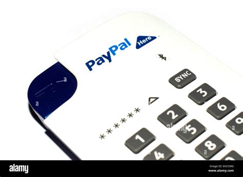 Paypal Here Mobile Bluetooth Card Reader On White Background Allows