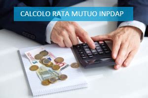 Calcolo Rata Mutuo INPDAP Simulazione Ammortamento