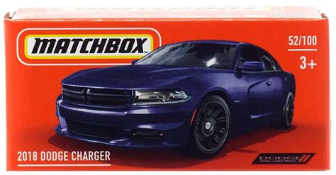 Matchbox Power Grabs 2018 Dodge Charger Diecast Car Mattel Toywiz