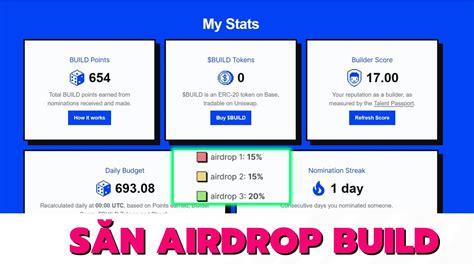 Hướng Dẫn Earn Points Nhận Airdrop Dự Án BUILD Tiềm Năng Trên Mạng