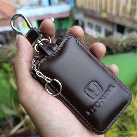 Jual Dompet Kunci Remote Keyless Mobil Kulit Asli Transparan Zipper