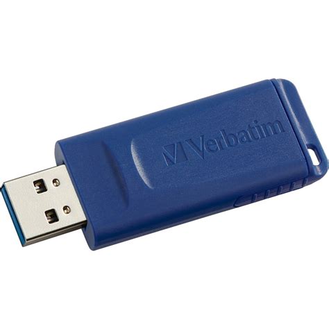 VER98658 - 64GB USB Flash Drive - Blue - 64GB - Office Supply Hut