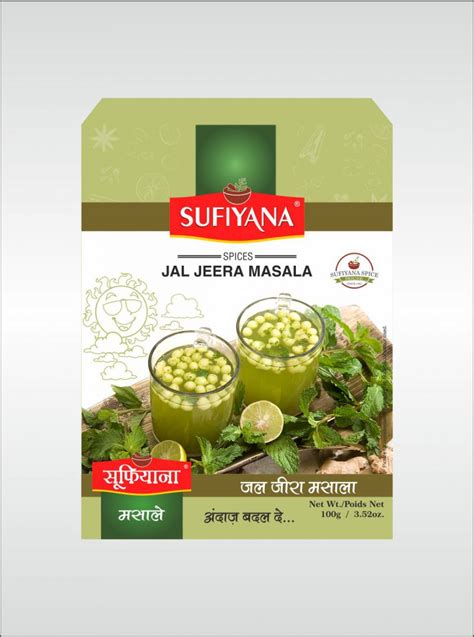 Jal Jeera Masala Powder Net Wt G Sufiyana Group