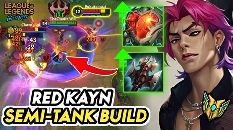 Wild Rift Red Kayn Semi Tank Build Is Unkillable Best Build Patch