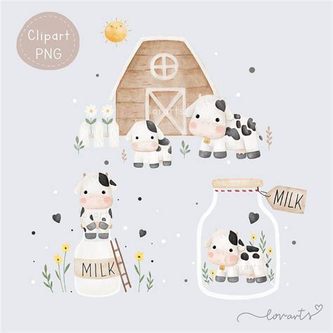 Clipart Png Cow Farm Lorarts