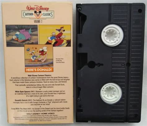 Vhs Walt Disney Cartoon Classics V 2 Heres Donald Vhs 1991 Eur