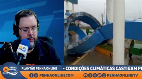 PLANTÃO Chuva e ventos fortes em Penha e região Penha Online