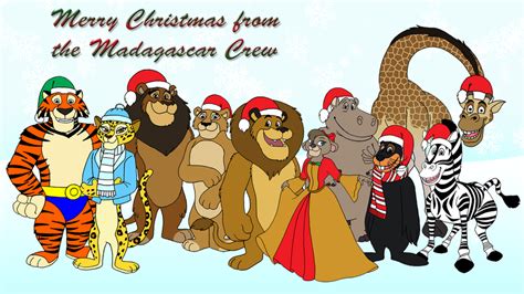 Madagascar Team Christmas Wallpaper (updated) by FantasyFlixArt on ...