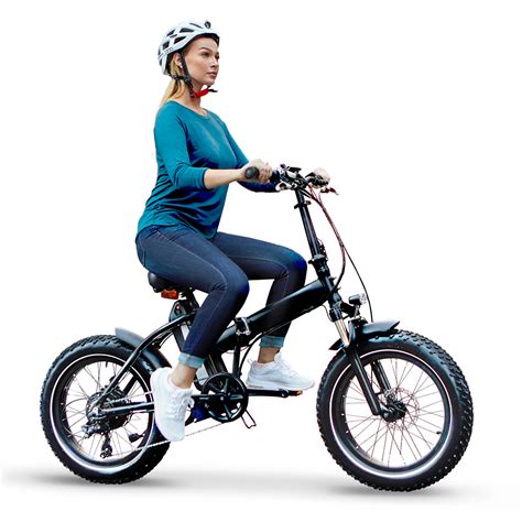 The Folding All Terrain Electric Bike Hammacher Schlemmer