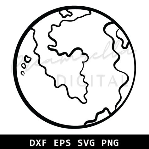 Planet Earth Svg Planet Svg Layered Earth Svg World Svg Earth Svg