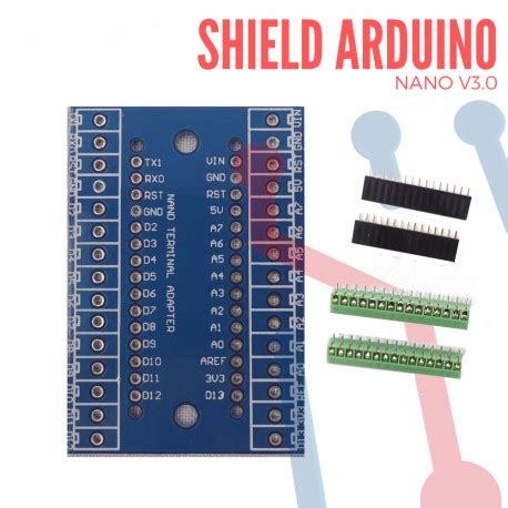 Shield Bornera Arduino Nano V3 0