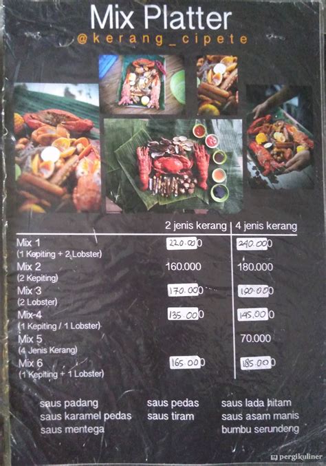 Selalu Diperbarui Menu Kerang Kiloan Cipete Fatmawati