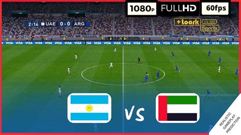 Argentina Vs Emiratos Arabes Full Hd P Fps Simulaci N