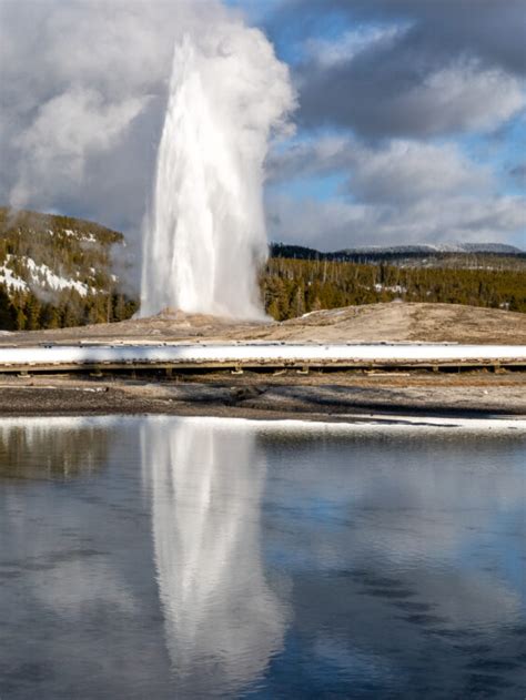 Old Faithful Geyser - T. Kahler Photography