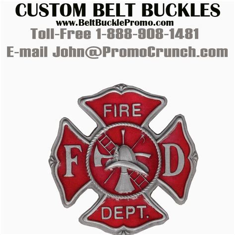 Custom Firefighter Belt Buckles Literacy Basics