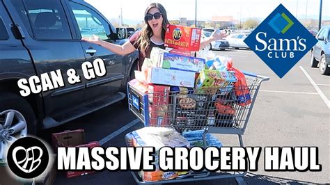 Massive Sams Club Grocery Haul Grocery Shopping At Sams Club Using