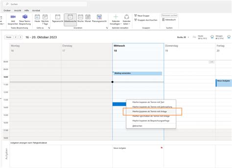Outlook Termine F R Aufgaben Reservieren Pcs Campus
