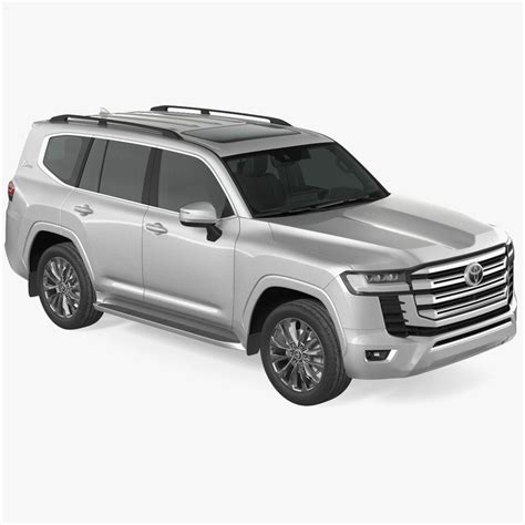 Toyota Land Cruiser Silver Light Off 3d Model 129 3ds Blend C4d Fbx Max Ma Lxo Obj