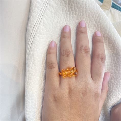 Jual Cincin Manik Manik Bead Ring Korea Gummy Bear Edition Shopee