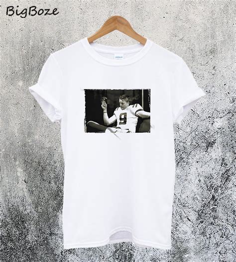 Joe Burrow Smoking Cigar T Shirt