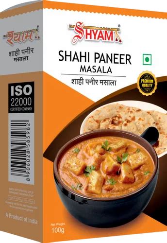 Shyam Dhani Sahi Paneer Masala Packaging Size G Packaging Type