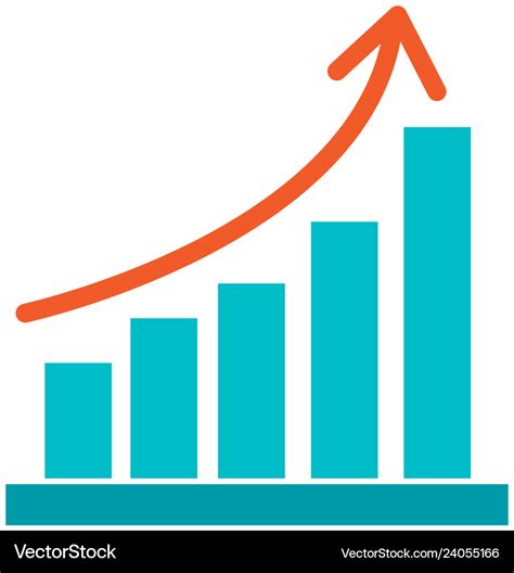 Statistics graphics cartoon Royalty Free Vector Image