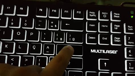 Teclado Desktop Multilaser Iluminado Youtube