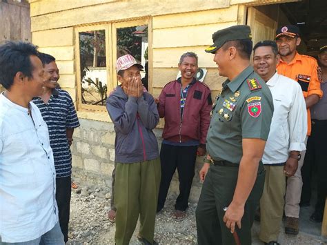 Pasca Bentrok Di Buton Danrem Kunjungi Desa Gunung Jaya Dan Sampuabalo