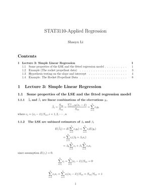 Hw This Is Applied Regression Hw Problem Points Using