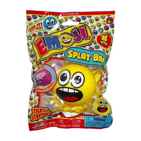 Emoji Splat Ball Emoticon Funny Face - Surprised. - Walmart.com ...