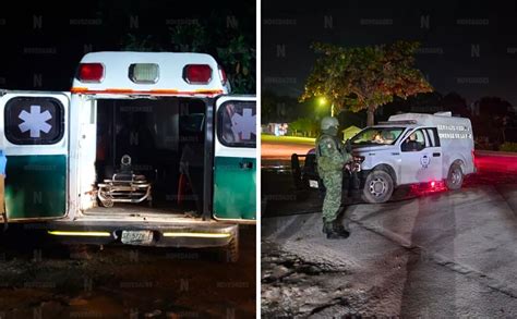 Sicarios Entregan Ejecutado A Paramédicos En El Sur De Quintana Roo