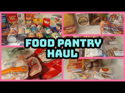 Daily Vlog Part 2 Food Pantry Haul Food Bank Free Food Groceries Drive