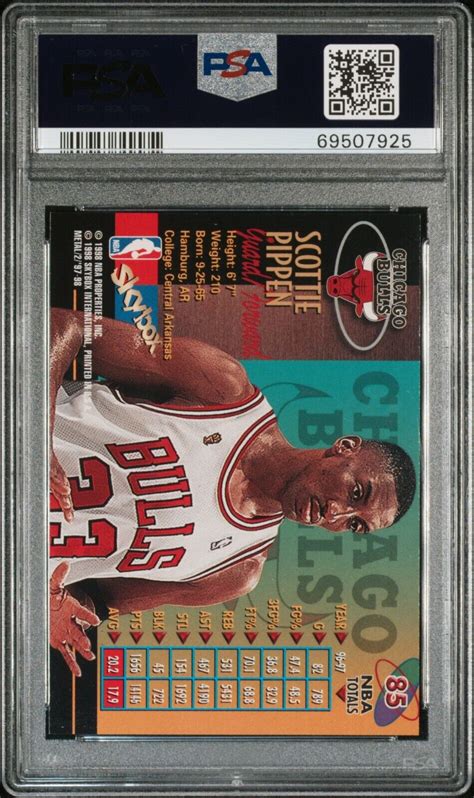 Metal Universe Championship Scottie Pippen Psa Chicago Bulls