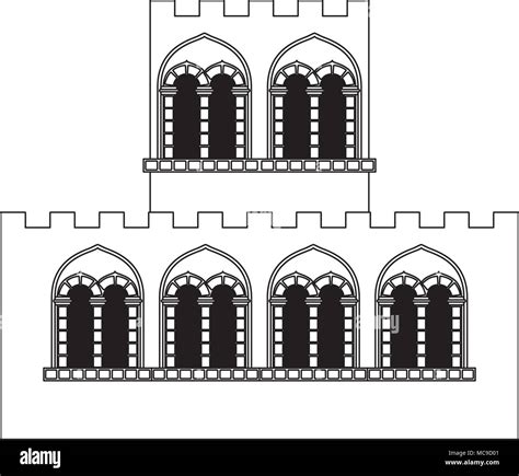 Mittelalterliche Fassade Stock Vektorgrafiken Kaufen Seite Alamy