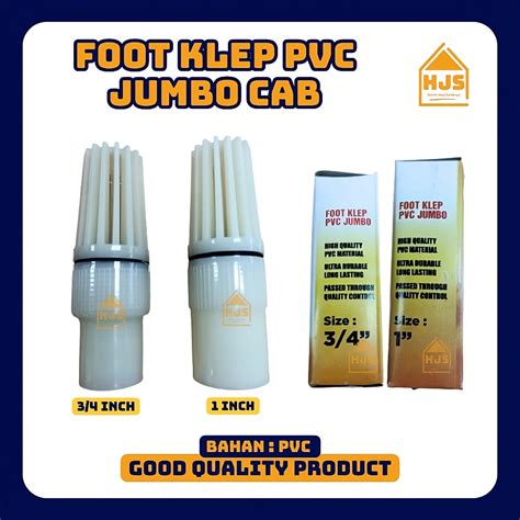 Jual Foot Klep Pvc Jumbo Inch Inch Footklep Foot Valve