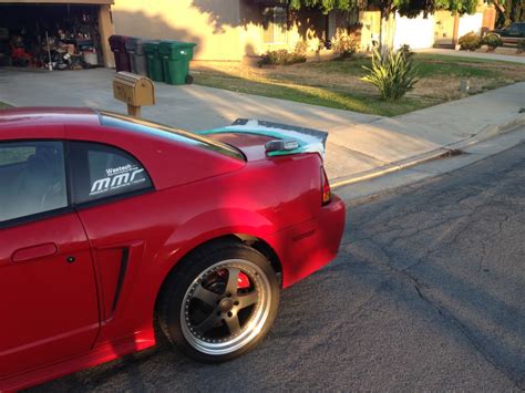 Ducktail Nascar Spoiler For 99 04 Mustang