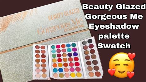 Beauty Glazed Gorgeous Me Eyeshadow Palette Swatch Shahela Shimu