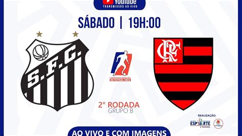 Santos X Flamengo Gravat Camp Municipal De Futsal Santo Ant Nio Rn