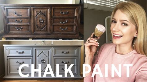 Dresser Makeover With Annie Sloan Chalk Paint French Linen Youtube