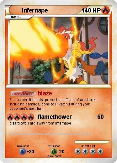 Pokémon infernape 662 662 - blaze - My Pokemon Card