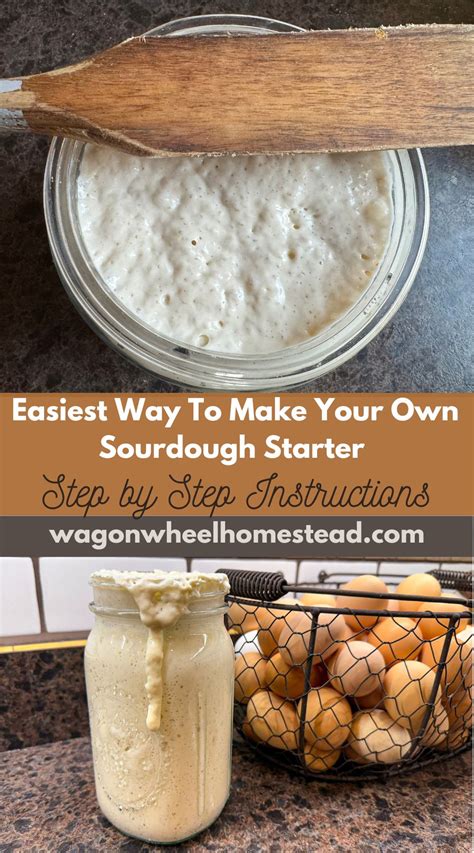 How To Easily Make A Sourdough Starter Without A Scale Wagon Wheel