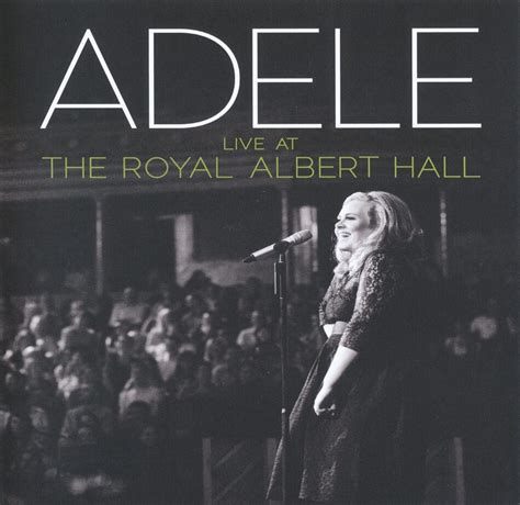 Adele - Live At The Royal Albert Hall (2011) CD covers