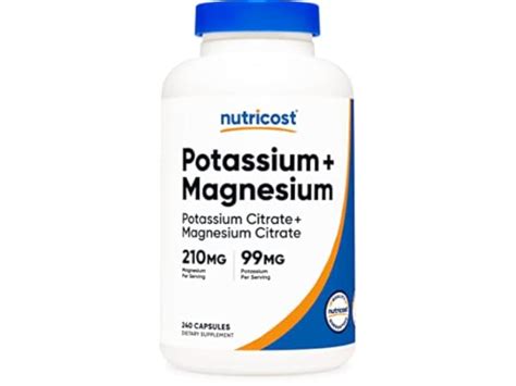 The 10 Best Magnesium Potassium Supplements Of 2024 Reviews