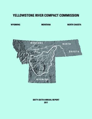 Fillable Online Water Usgs Yellowstone River Compact Commission Sixty