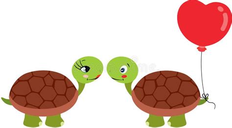 Lovely Turtles Stock Illustration Illustration Of Lovely 13547325