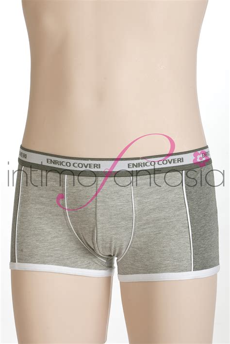 Boxer Uomo Enrico Coveri Eb Grigio Intimo Fantasia