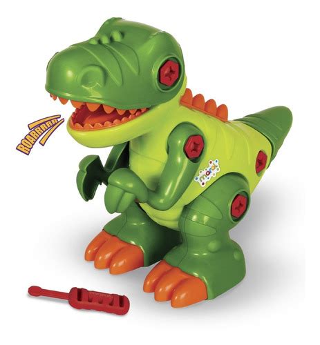 Brinquedo Dinossauro T Rex Monta E Desmonta C Som Maral 4126 MercadoLivre