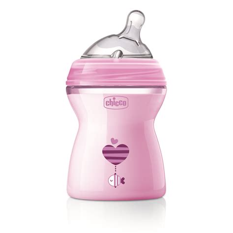 CHICCO N/F COLOR BOTTLES 2M+- 250ML PINK – Storx
