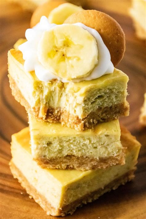 Banana Pudding Cheesecake Bars