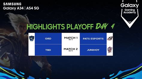 Highlights Playoff Day Samsung Galaxy Gaming Academy Youtube